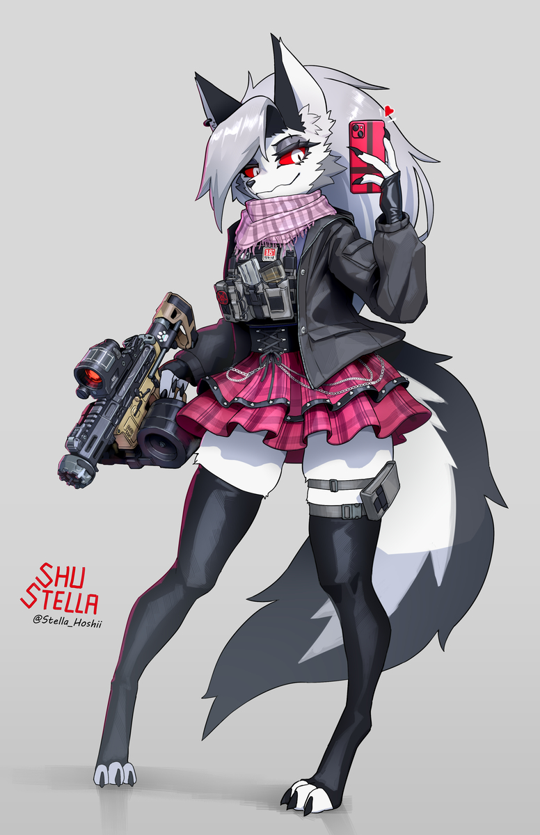 This is a pixiv picture whose title is Loona.