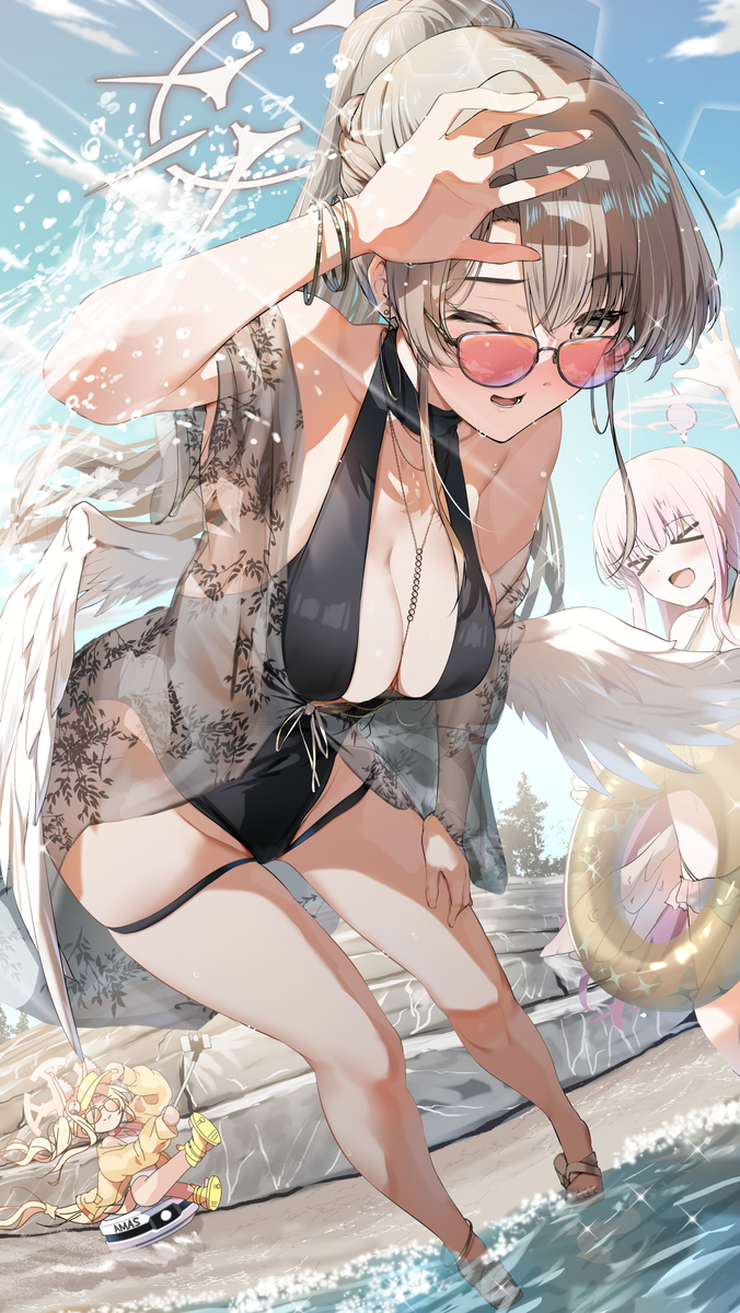 This is a pixiv picture whose title is 夏のティーパーティー.