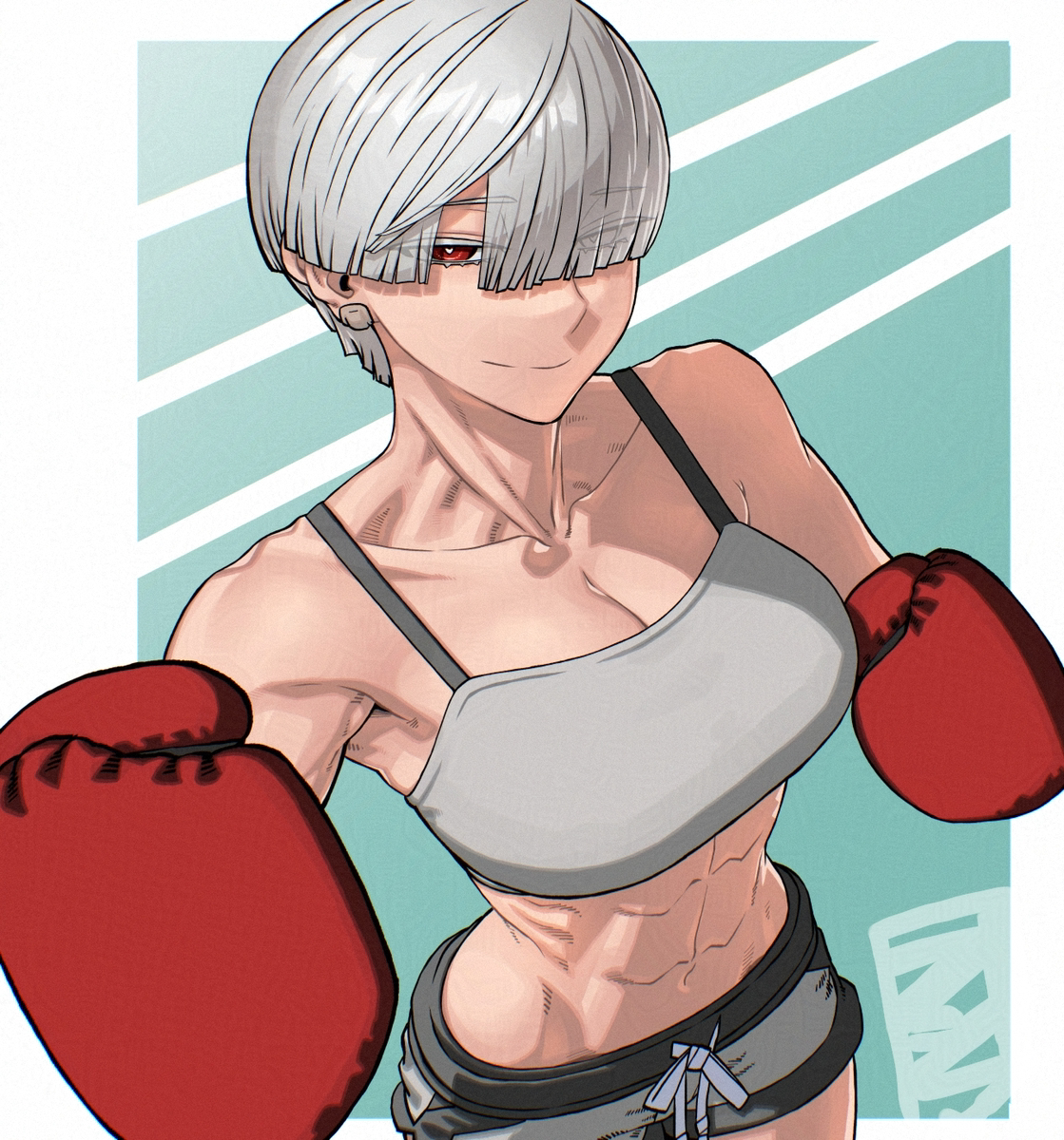 This is a pixiv picture whose title is OC.