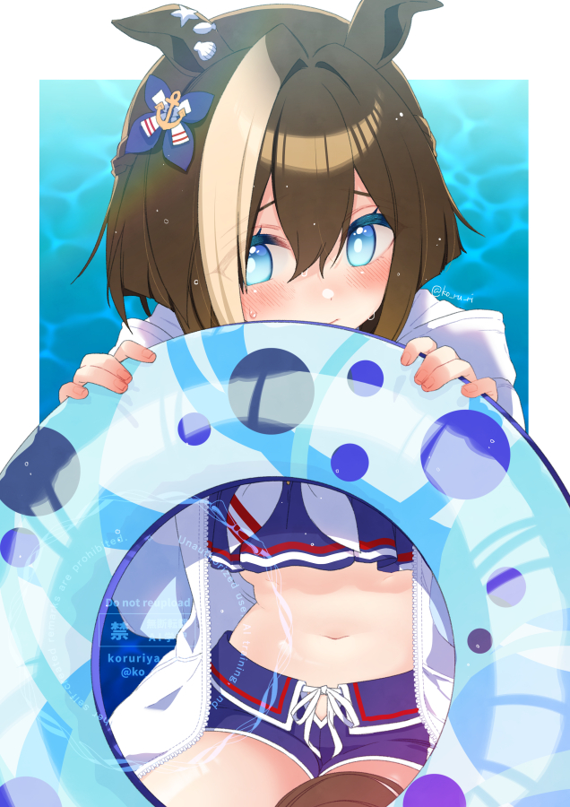 This is a pixiv picture whose title is 水着シュヴァルグラン.