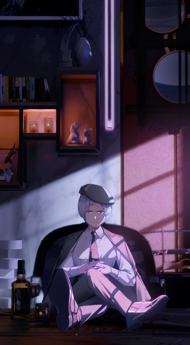 This is a pixiv picture whose title is 니콜라이 생일 기념 일러스트.