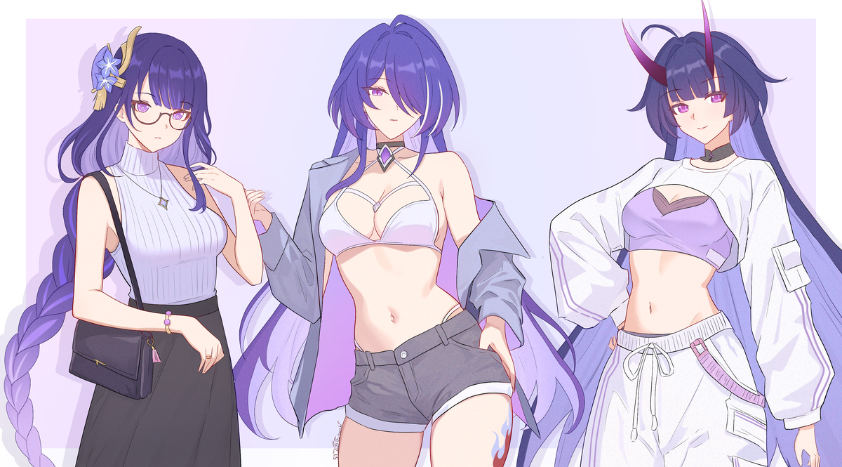 This is a pixiv picture whose title is We love Raiden M(ei).