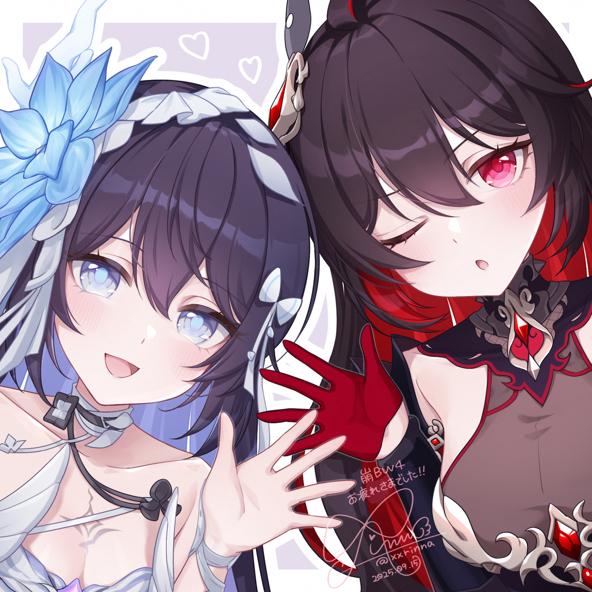 This is a pixiv picture whose title is 崩BWお疲れ様でした！.