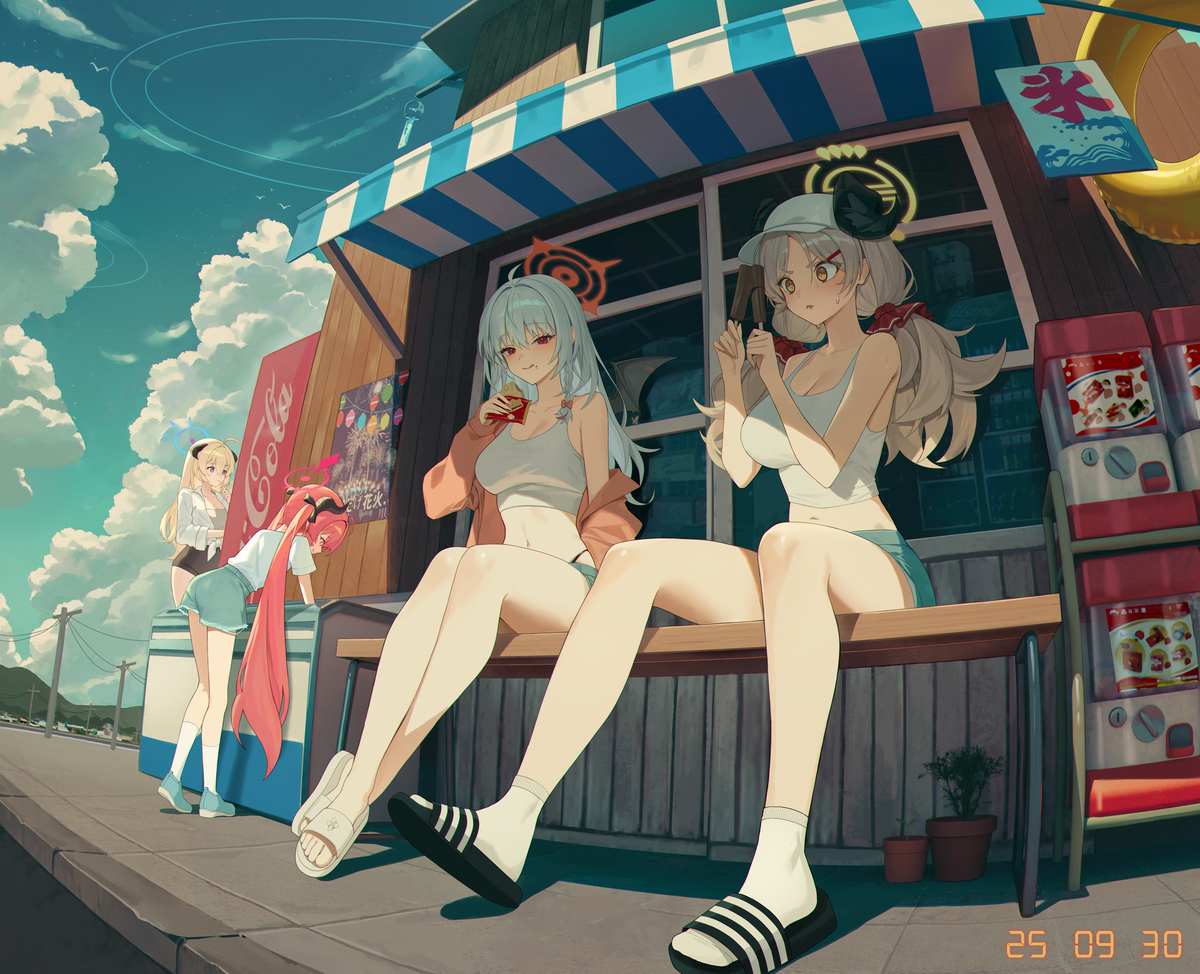 This is a pixiv picture whose title is 💙.