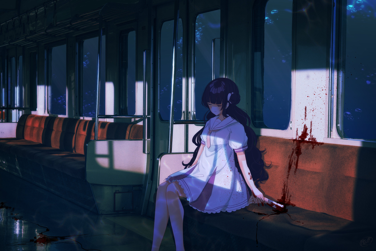 This is a pixiv picture whose title is 一緒に帰ろうね.