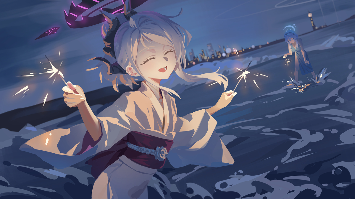 This is a pixiv picture whose title is 夏の終わり.