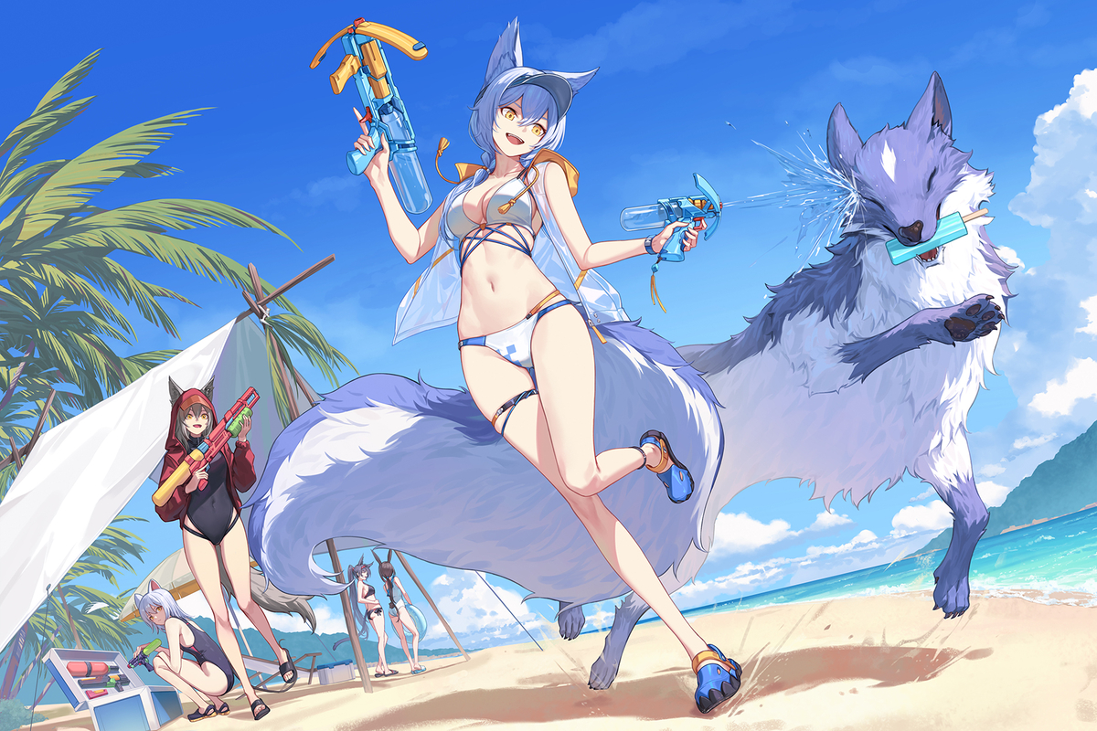 This is a pixiv picture whose title is 娃子.