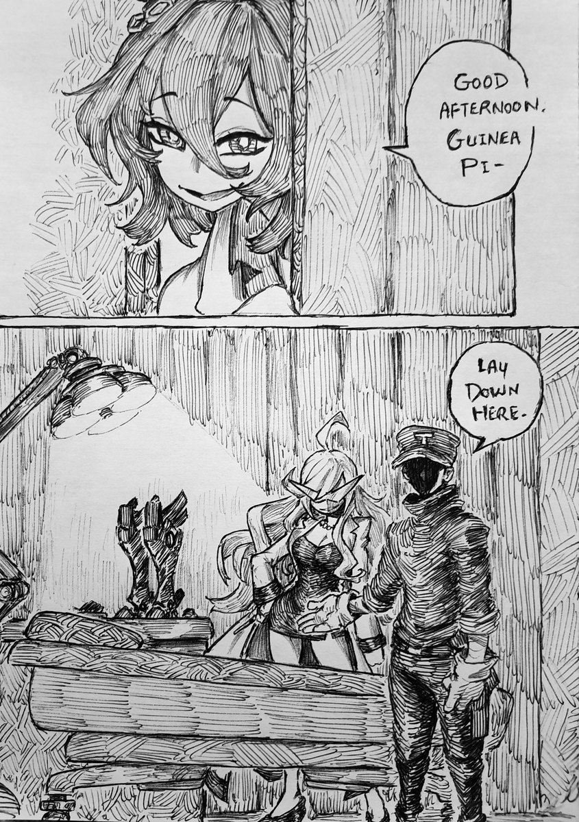 This is a pixiv picture whose title is Repairing Tachyon.