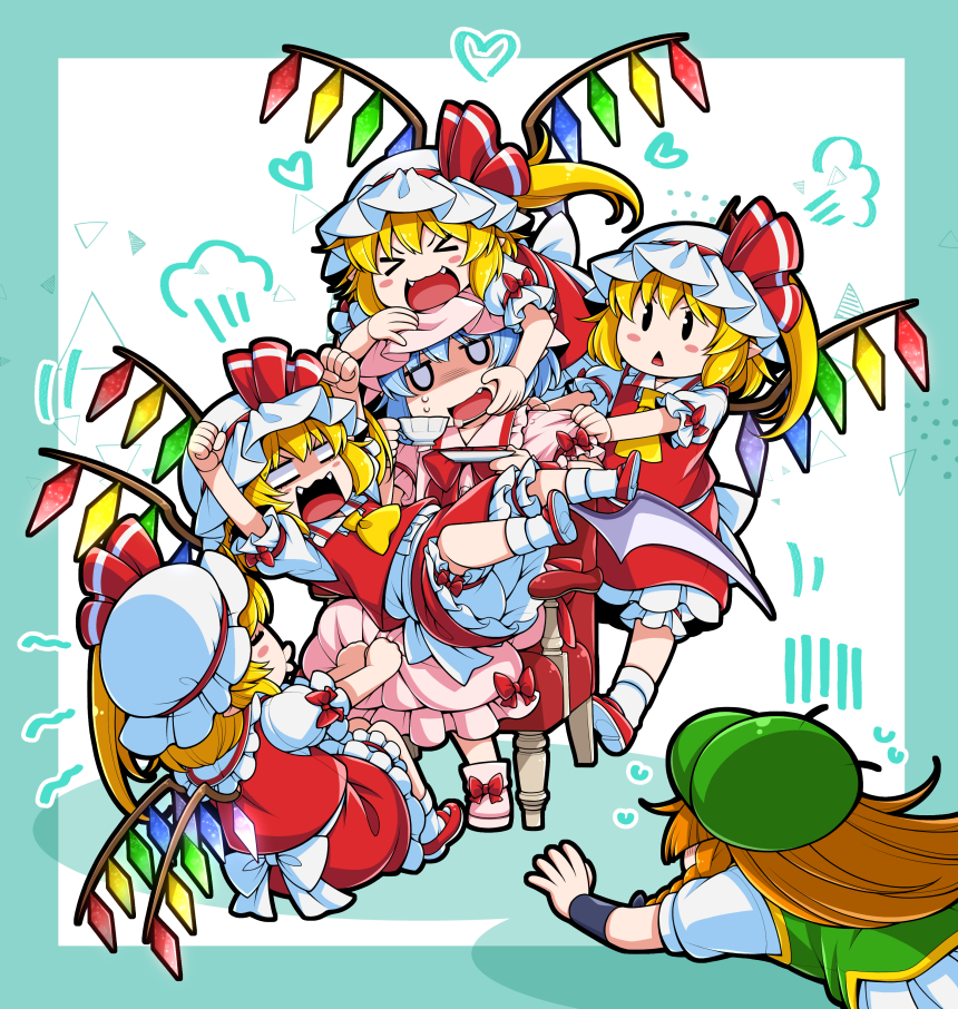 This is a pixiv picture whose title is フランドールは遊び足りない.