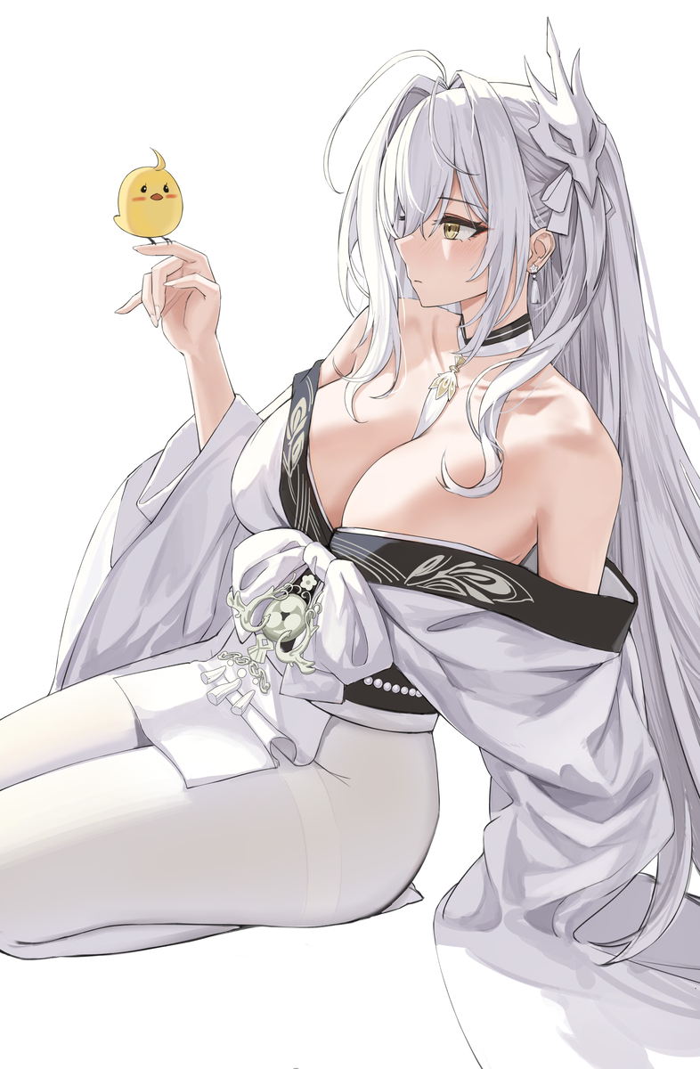 This is a pixiv picture whose title is 白凤.