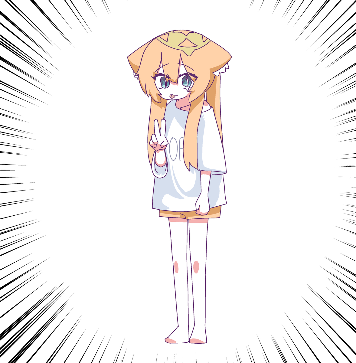 This is a pixiv picture whose title is 메롱바보.