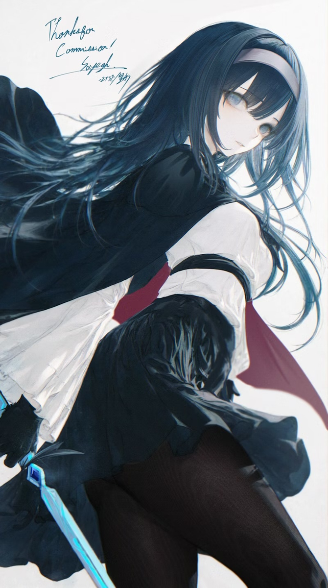 This is a pixiv picture whose title is Skeb.