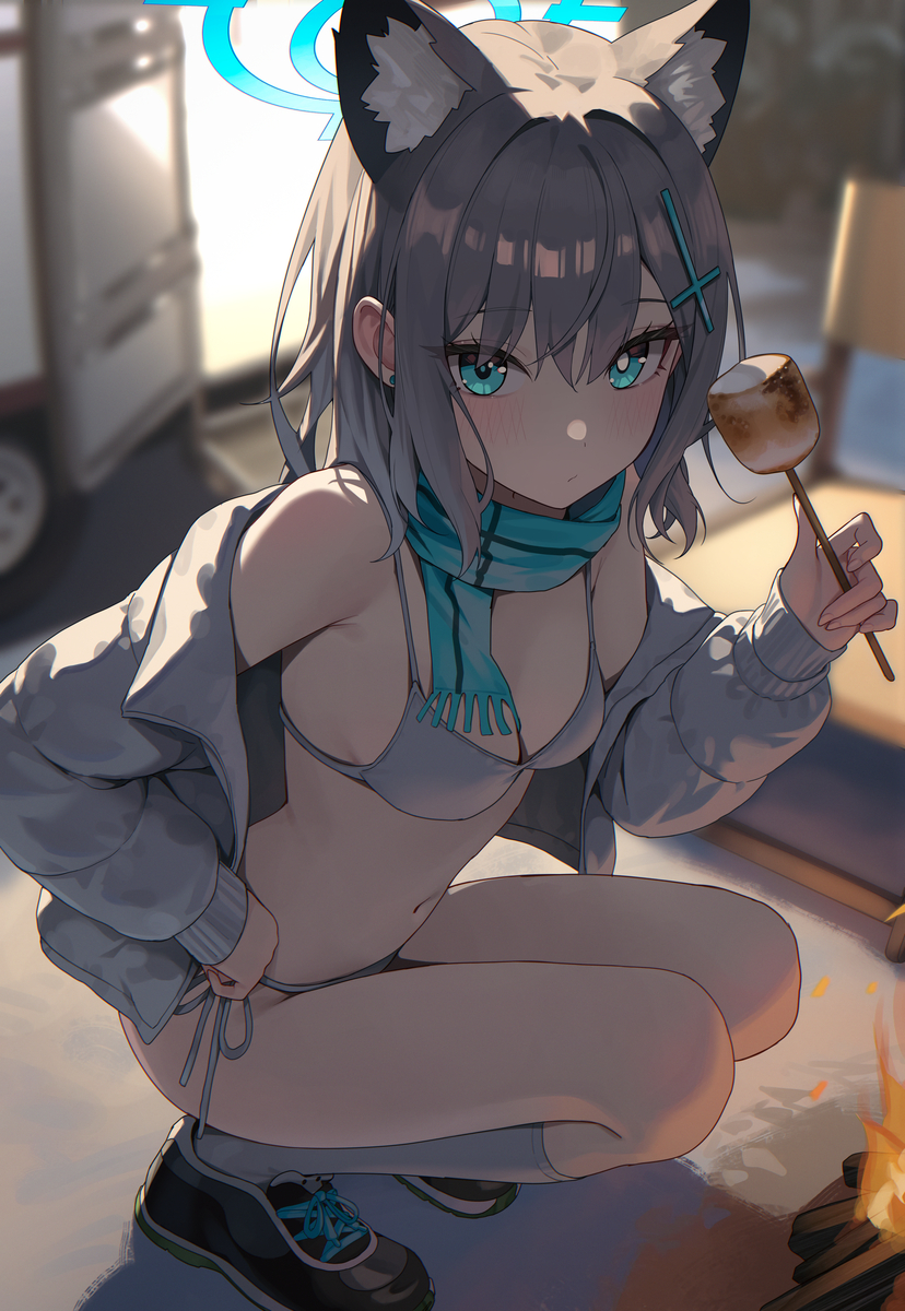 This is a pixiv picture whose title is シロコ.