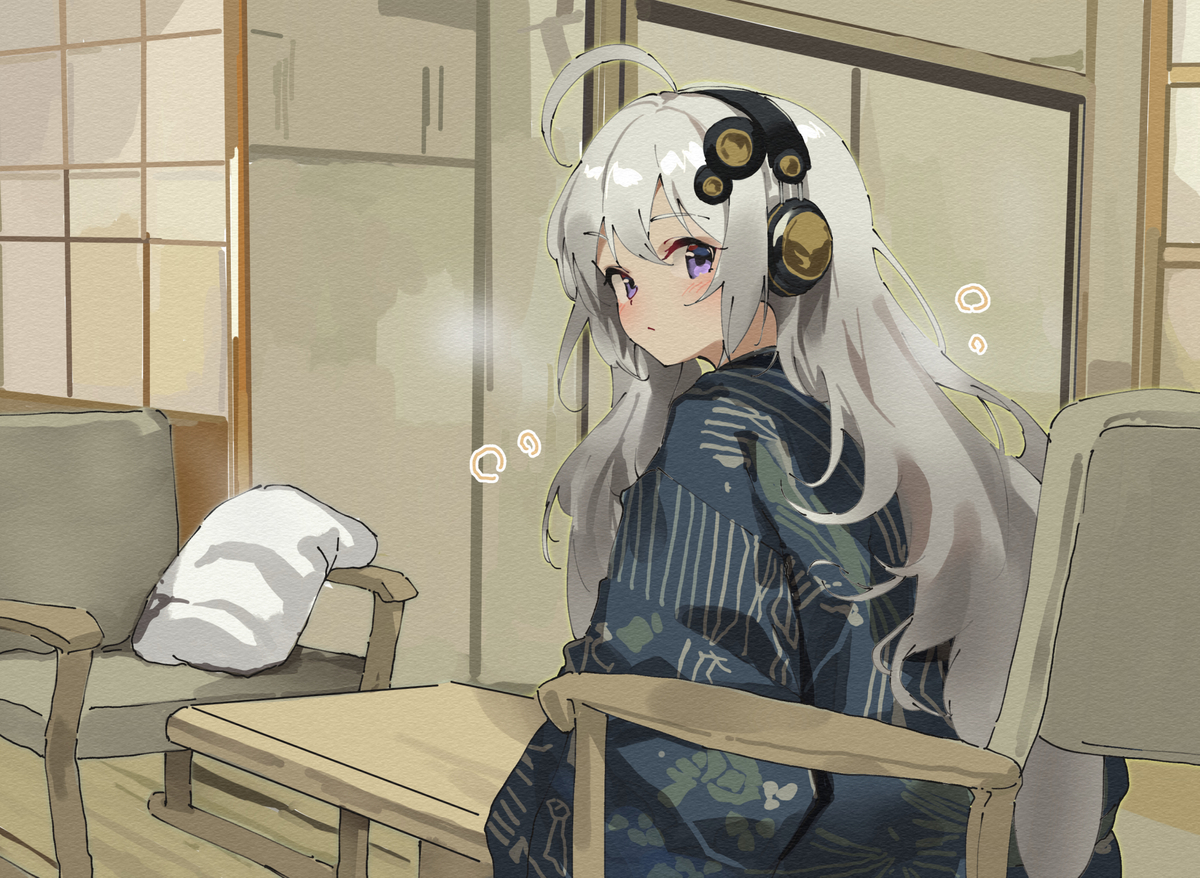 This is a pixiv picture whose title is 一人旅あかりさん.