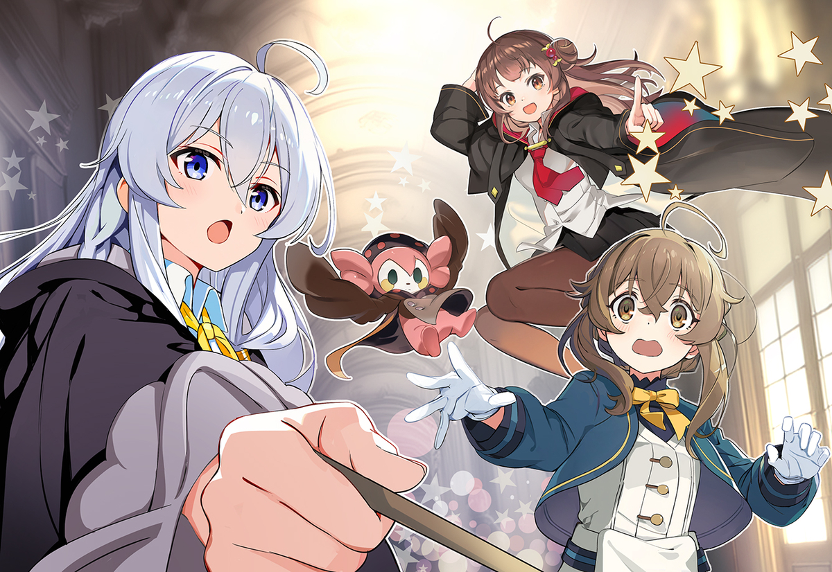 This is a pixiv picture whose title is 魔女のつどい.