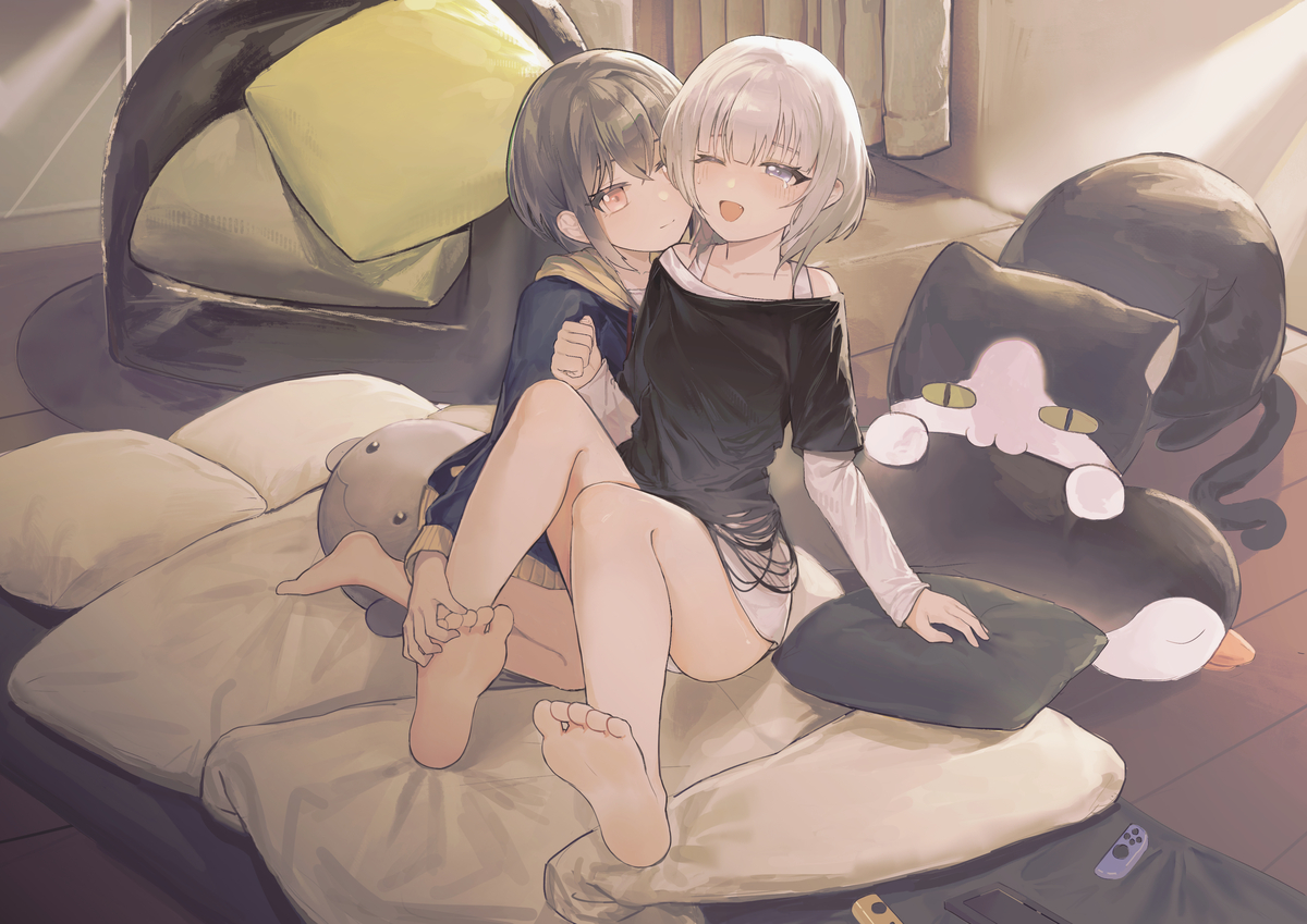This is a pixiv picture whose title is 挠挠挠.