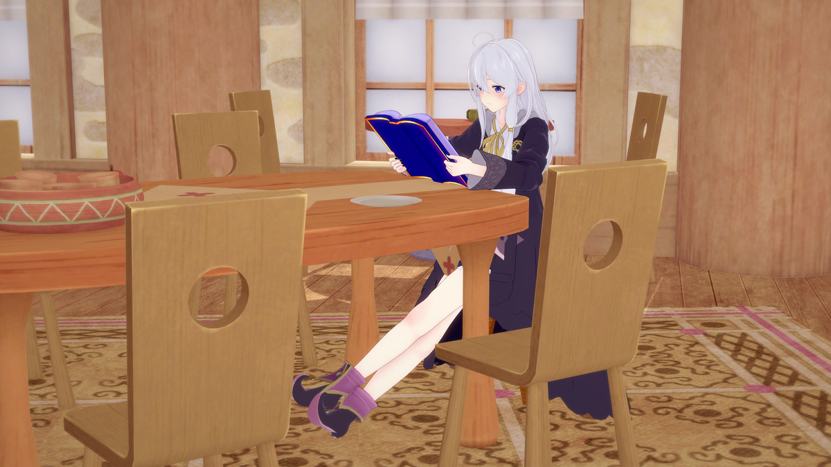 This is a pixiv picture whose title is 伊蕾娜和劣质法杖.