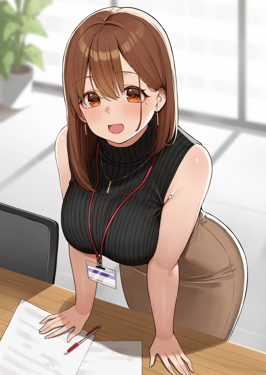 This is a pixiv picture whose title is 「何か手伝えることあったら言ってね！」.