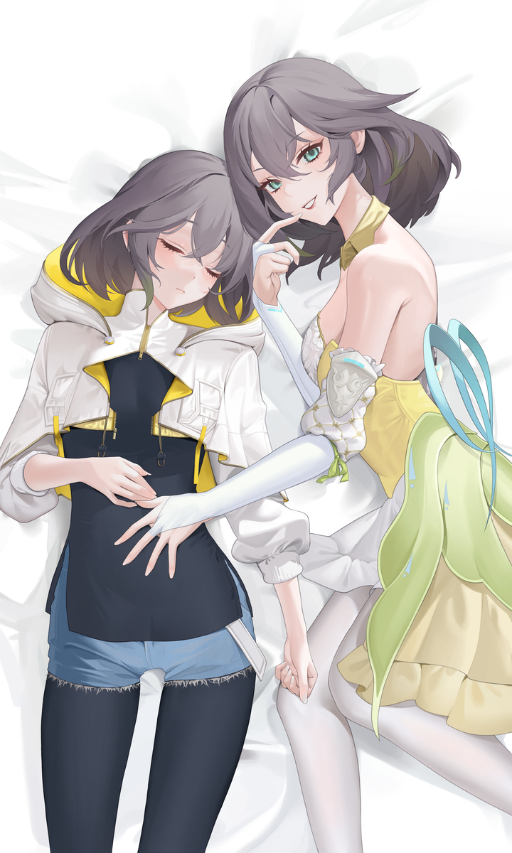 This is a pixiv picture whose title is 一体となる.