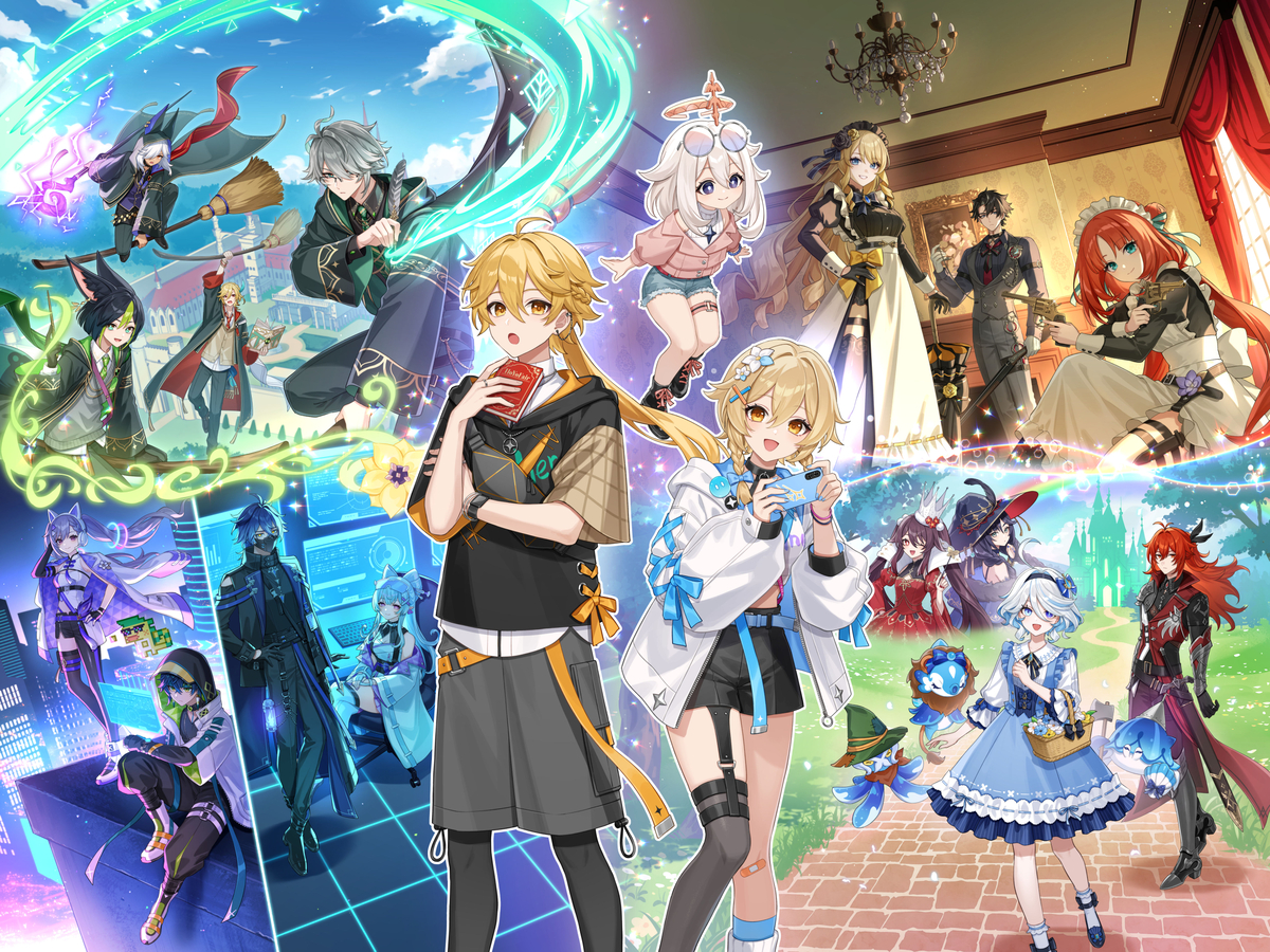 This is a pixiv picture whose title is 境界越え彼方へ至る.