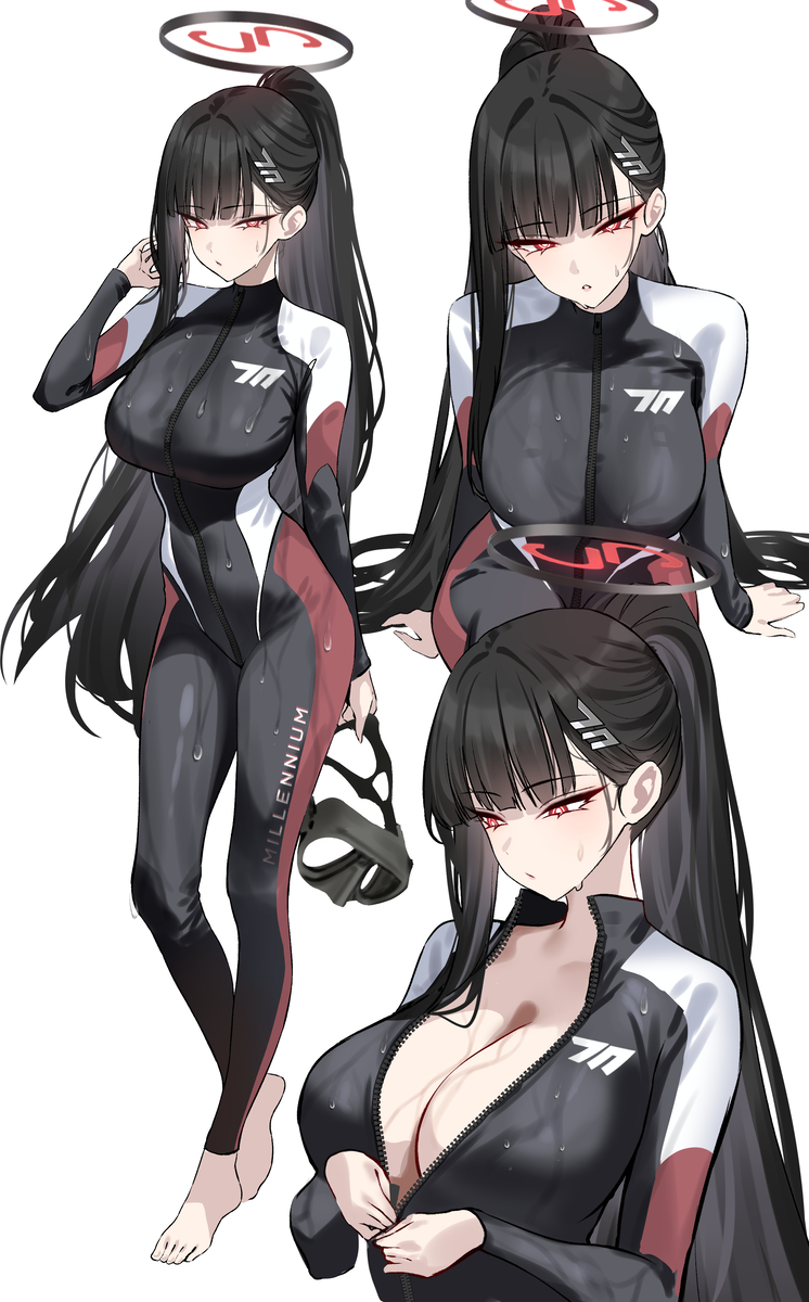 This is a pixiv picture whose title is Diving.