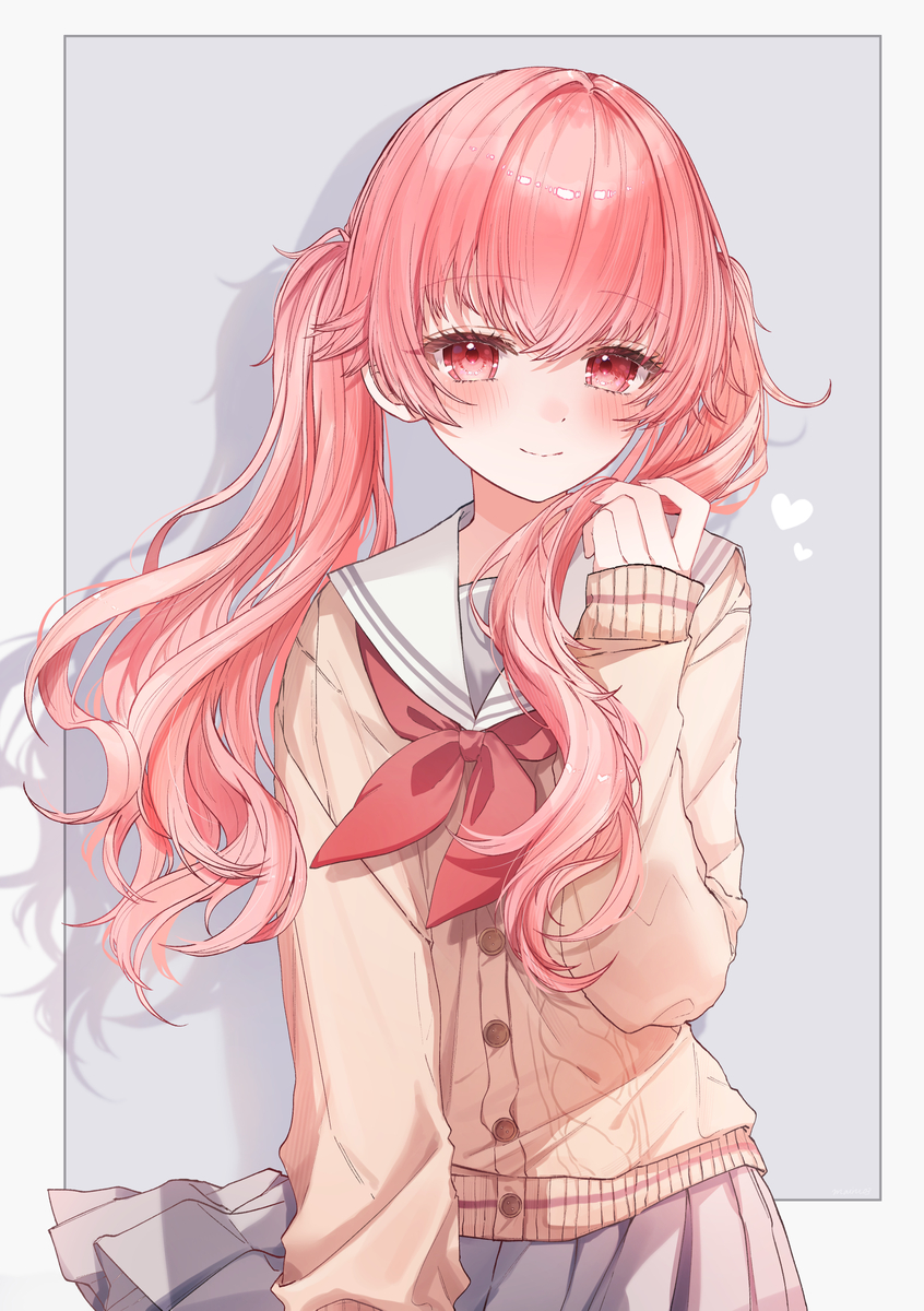 This is a pixiv picture whose title is ツインテ愛莉ちゃん.