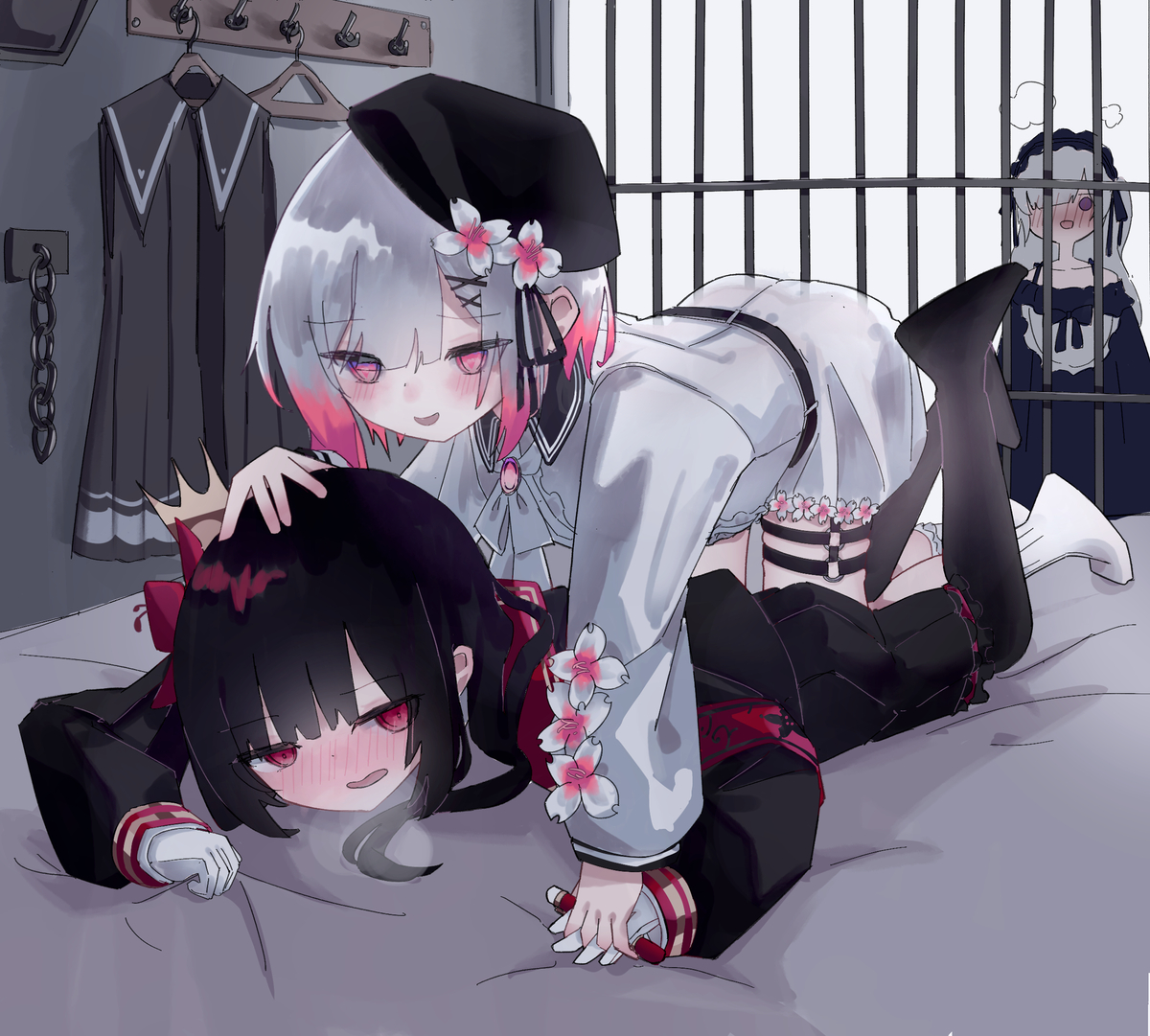 This is a pixiv picture whose title is 無題.