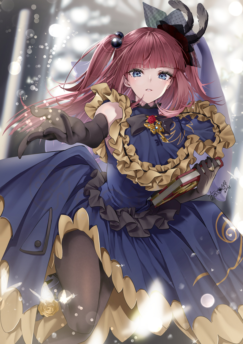 This is a pixiv picture whose title is 反魂の魔女.