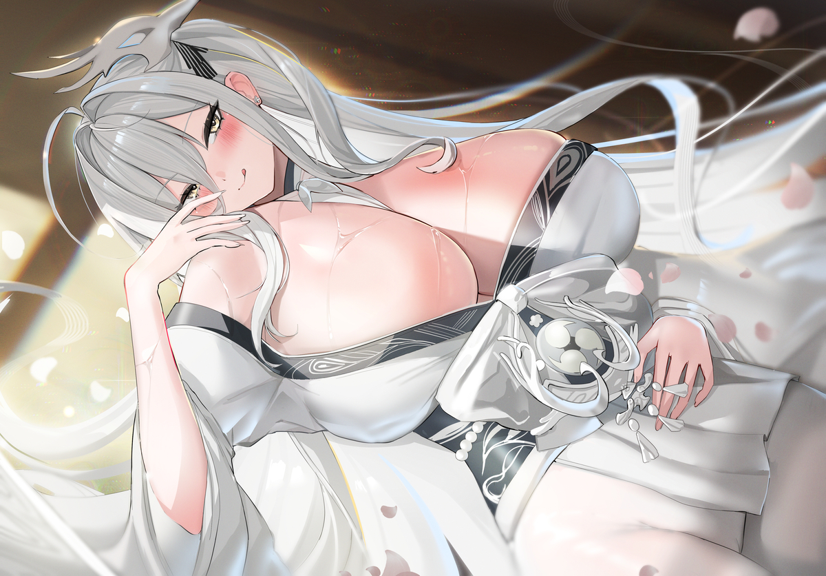 This is a pixiv picture whose title is 白鳳.