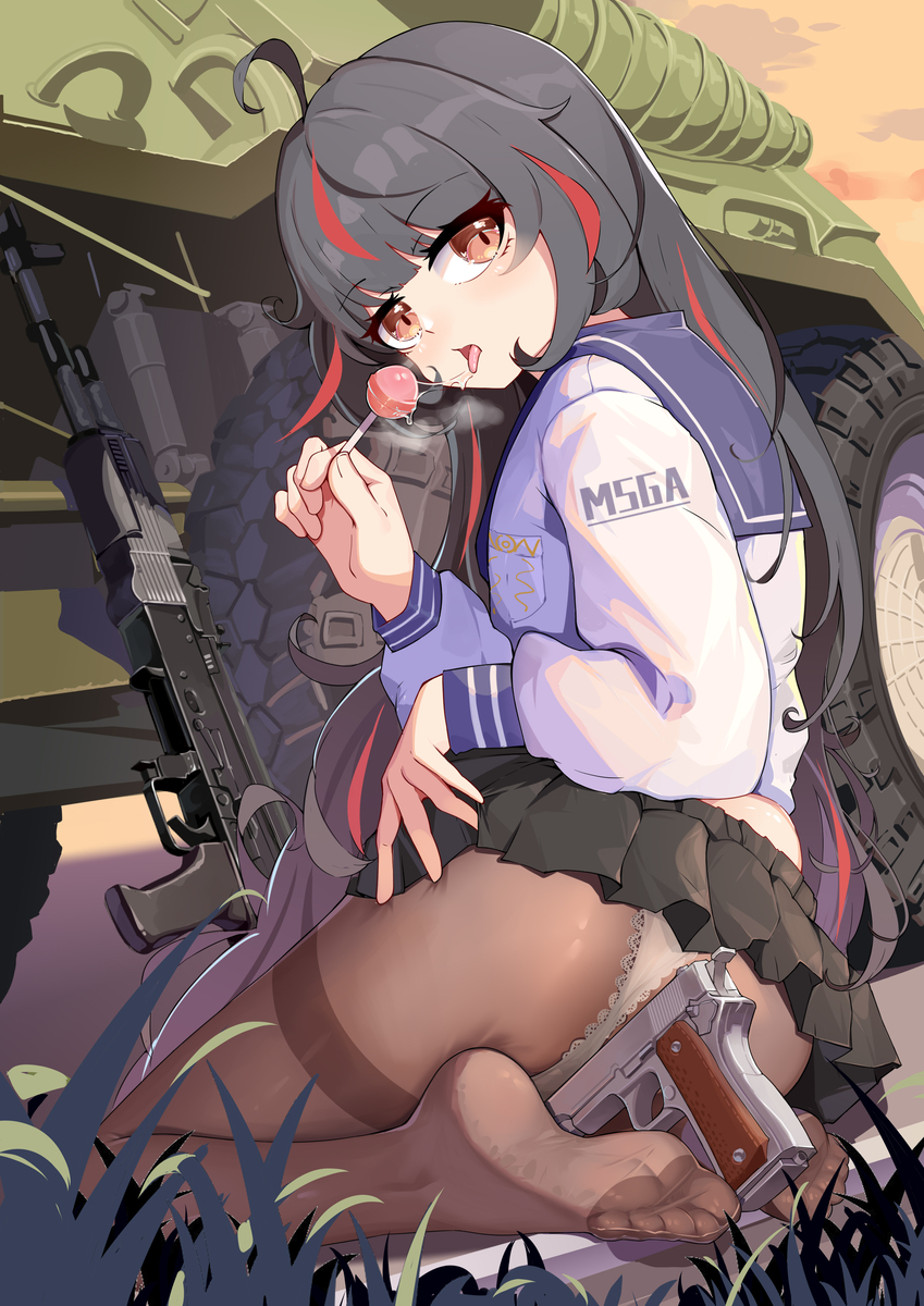 This is a pixiv picture whose title is 棒棒糖.