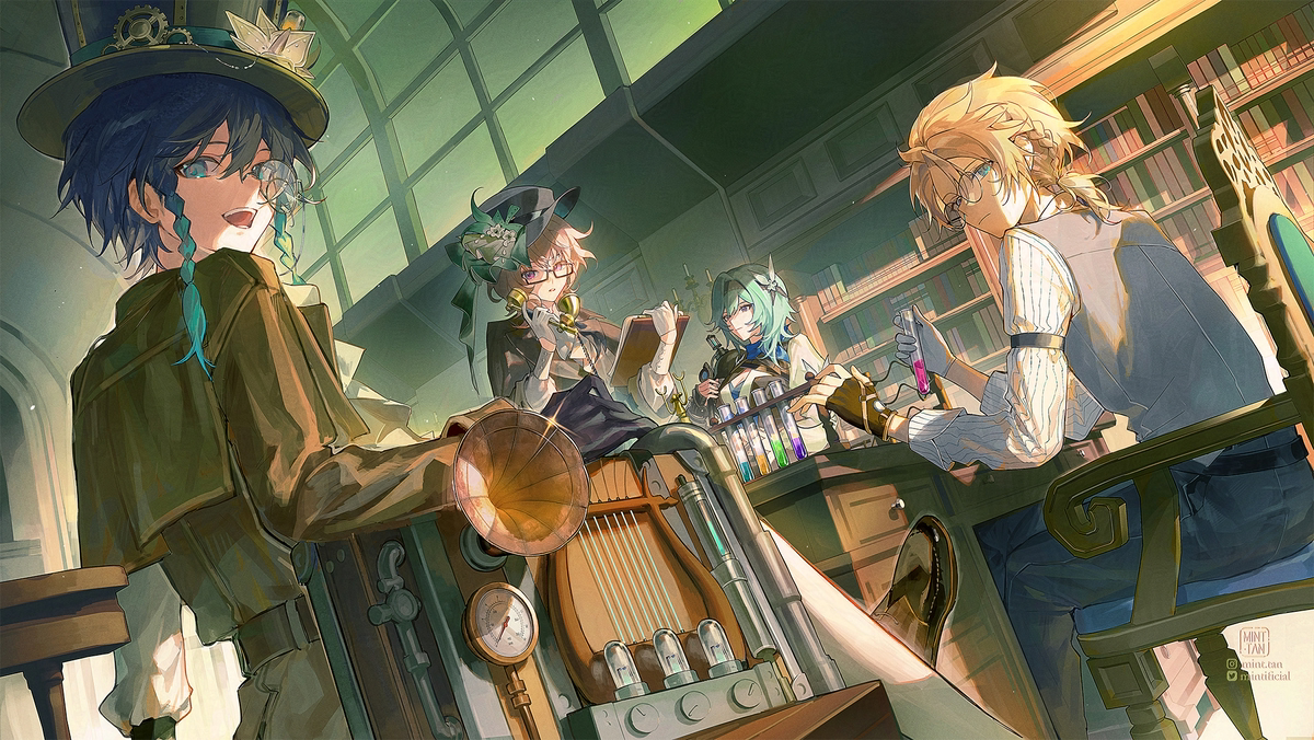 This is a pixiv picture whose title is HoYoFair 2025【Parallels Meet】.