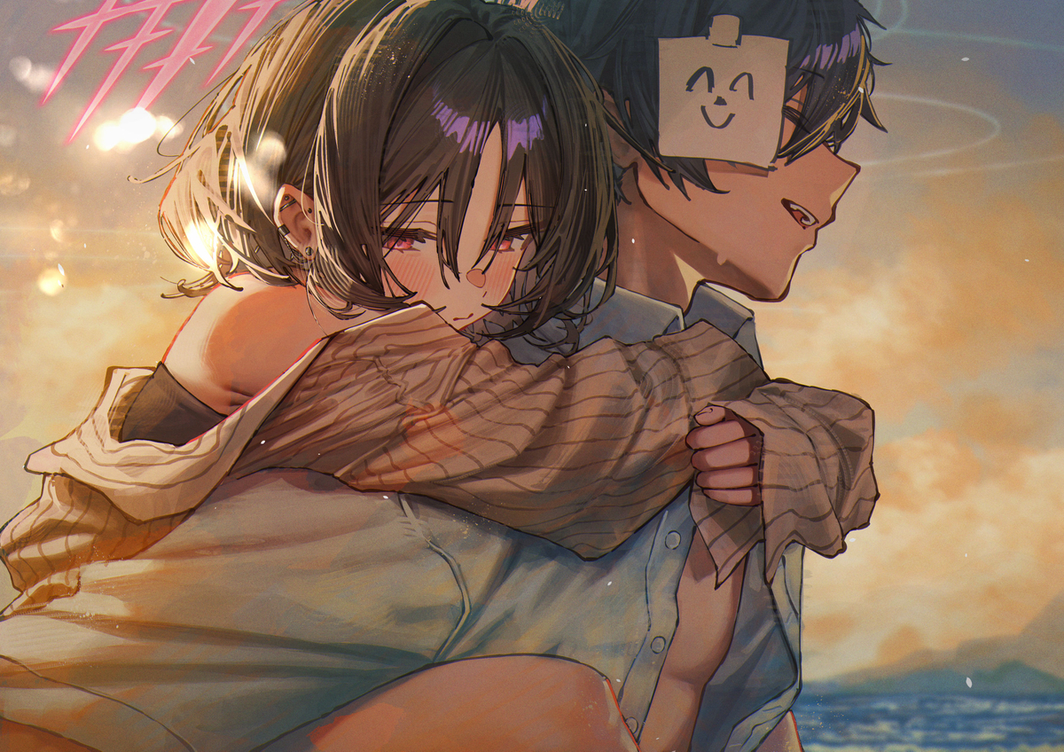 This is a pixiv picture whose title is Misaki.