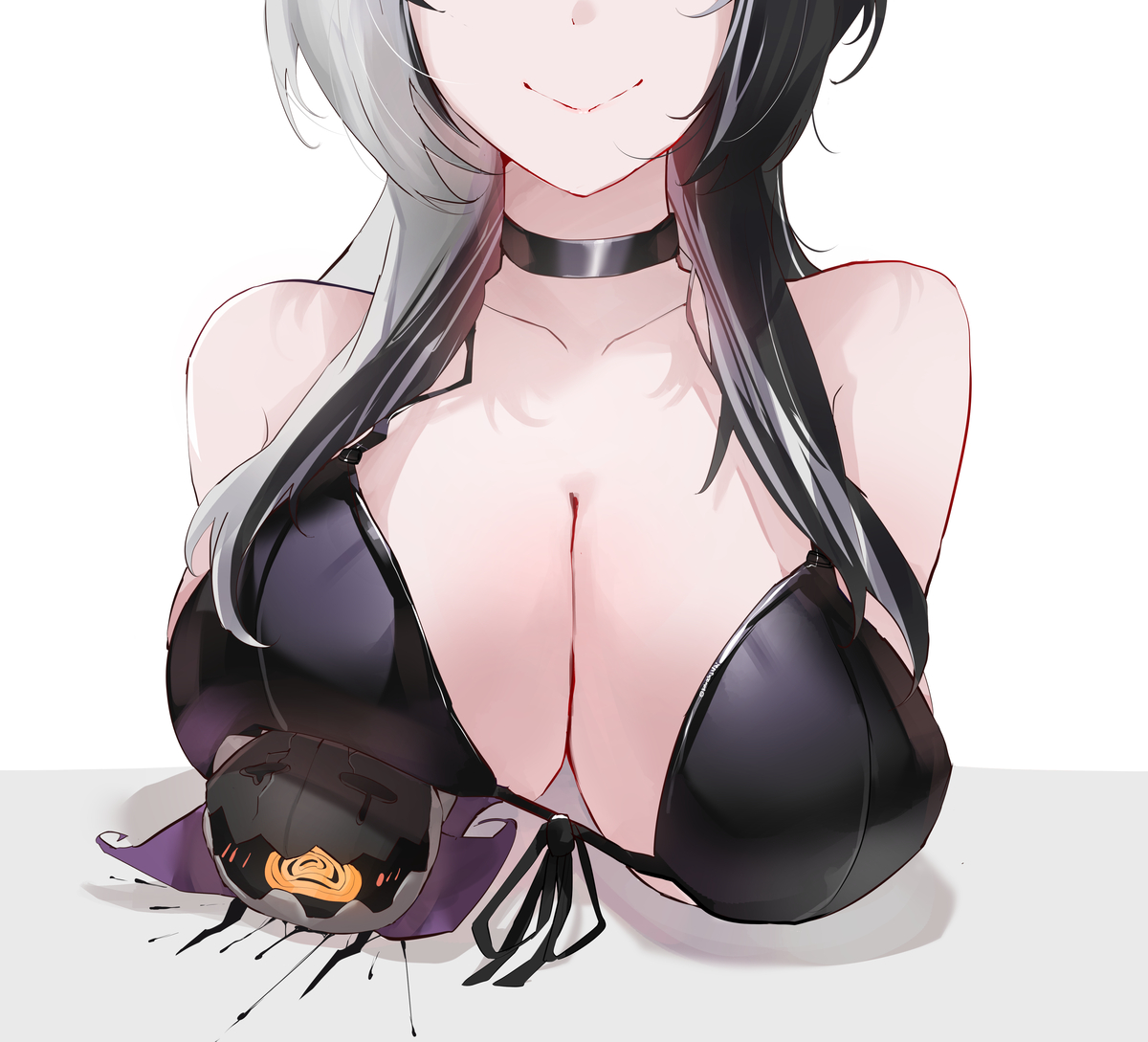 This is a pixiv picture whose title is Squeezed.