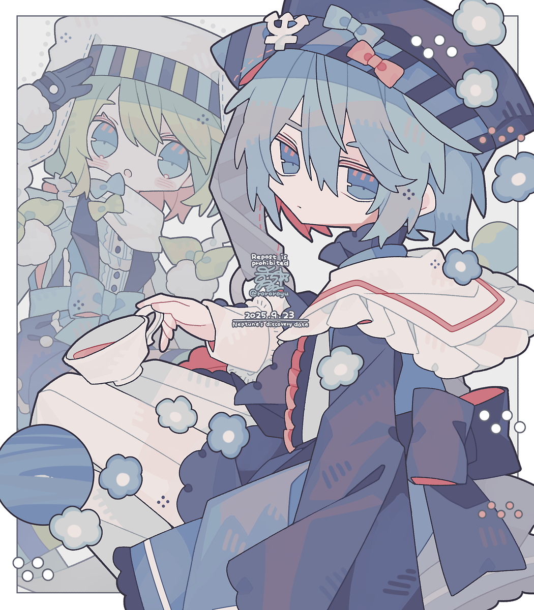 This is a pixiv picture whose title is 海王星.