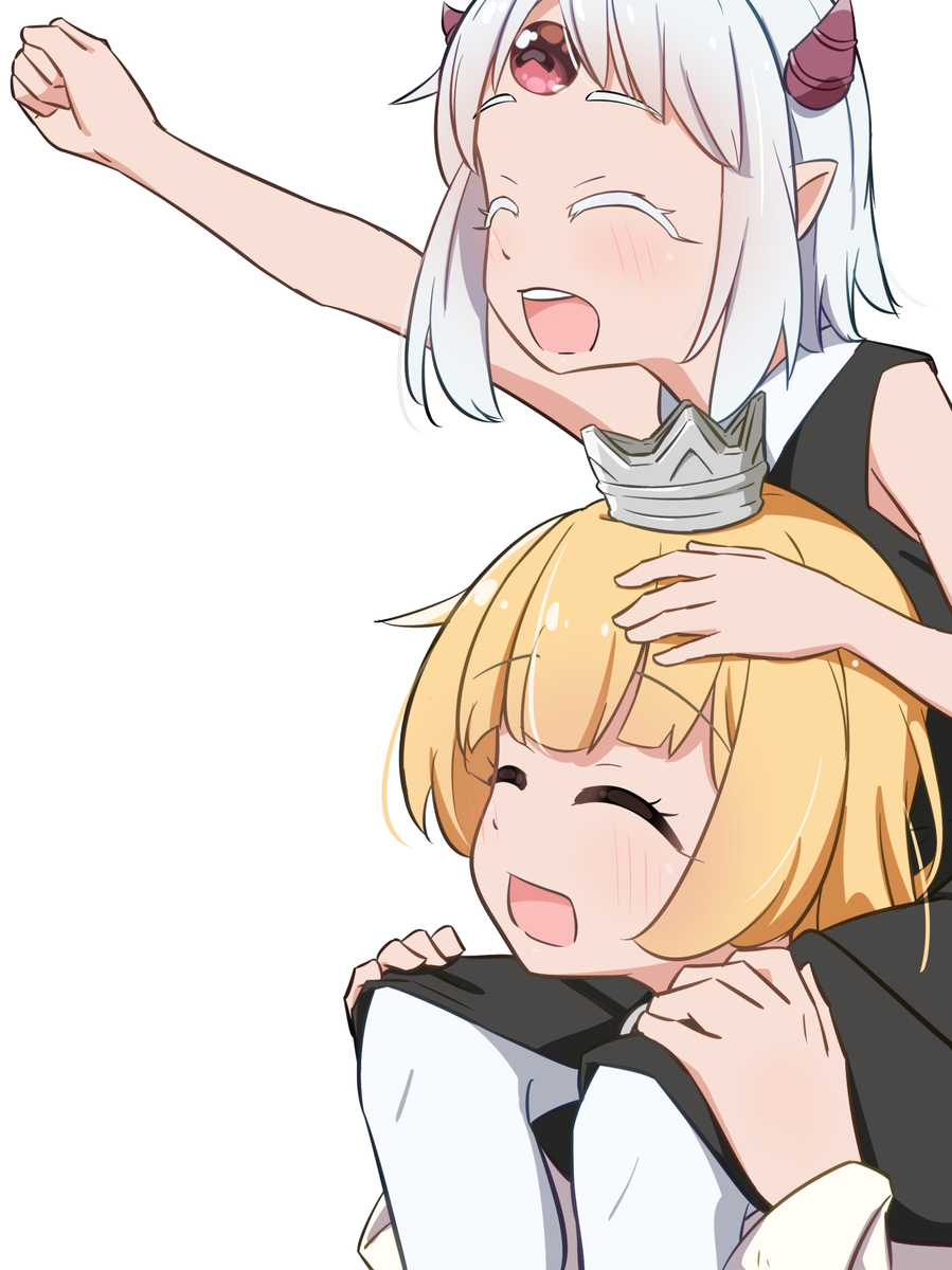 This is a pixiv picture whose title is 姫様とマオマオちゃん.