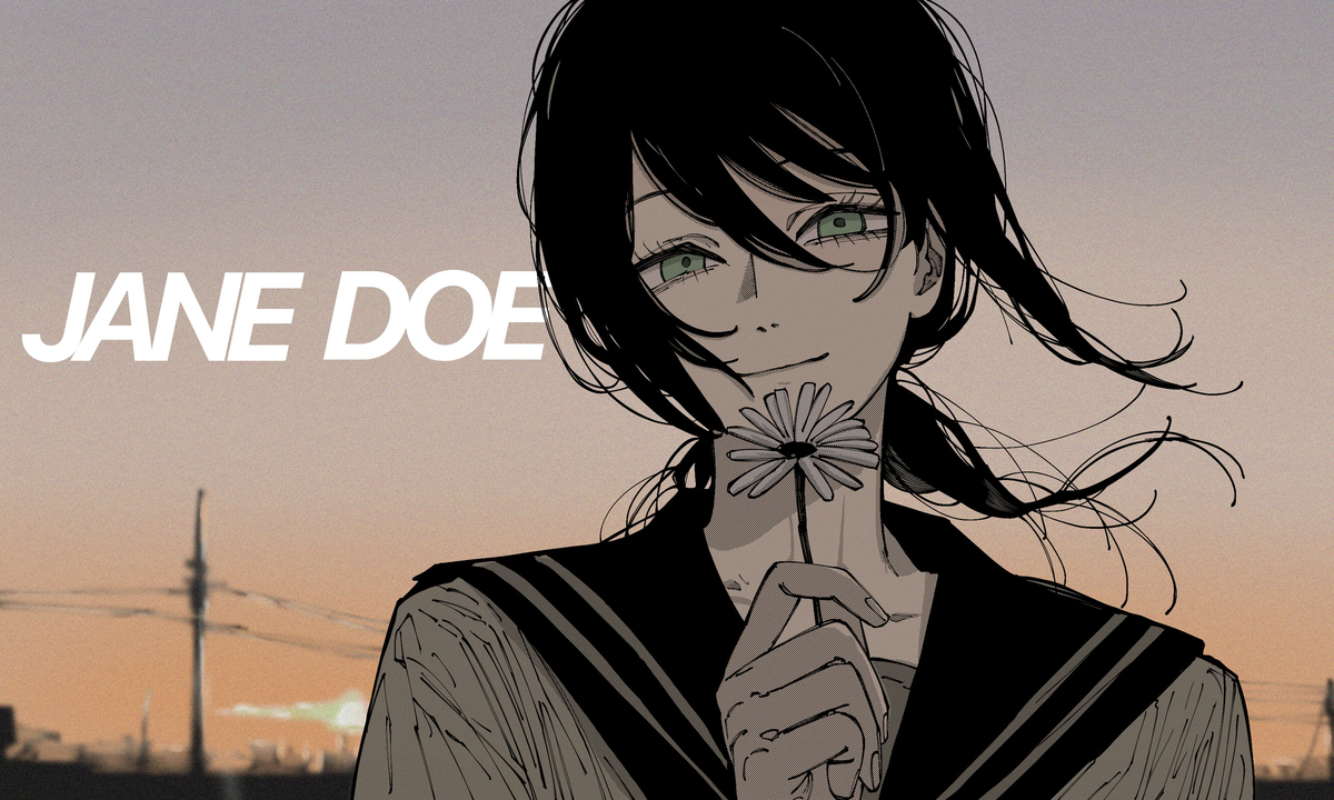 This is a pixiv picture whose title is JANE DOE.