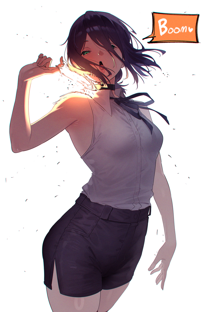 This is a pixiv picture whose title is Boom💥.