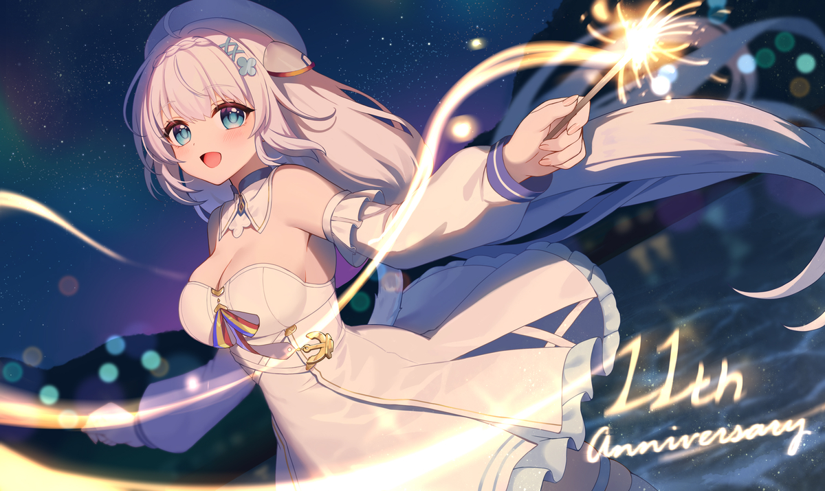 This is a pixiv picture whose title is -11th Anniversary-.