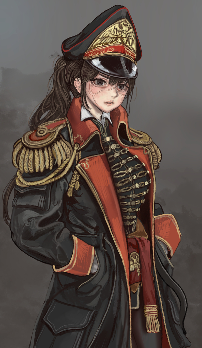 This is a pixiv picture whose title is Commissar.