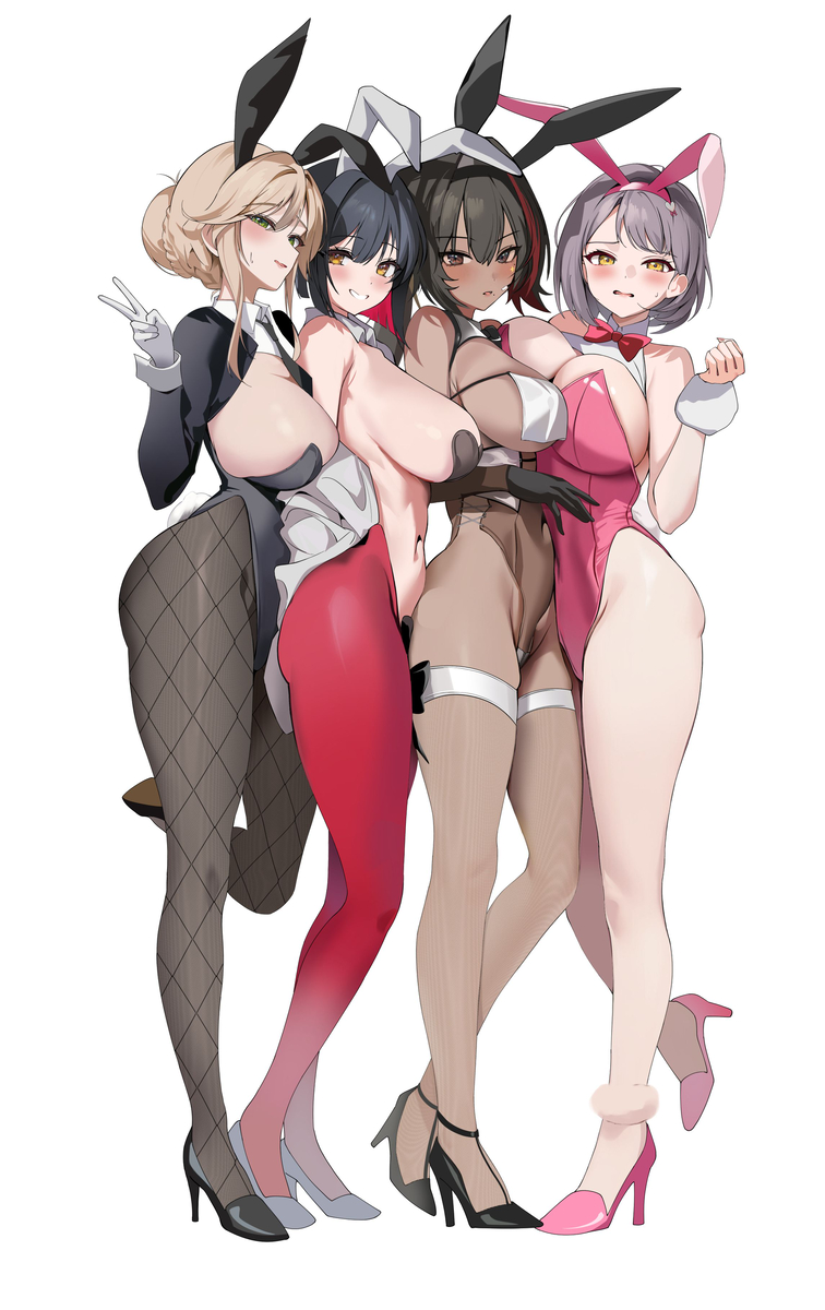 This is a pixiv picture whose title is 🐇🐇🐇🐇.