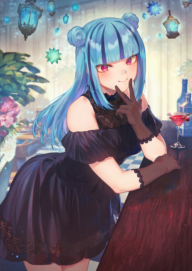 This is a pixiv picture whose title is パーティードレスなクゥナっち.