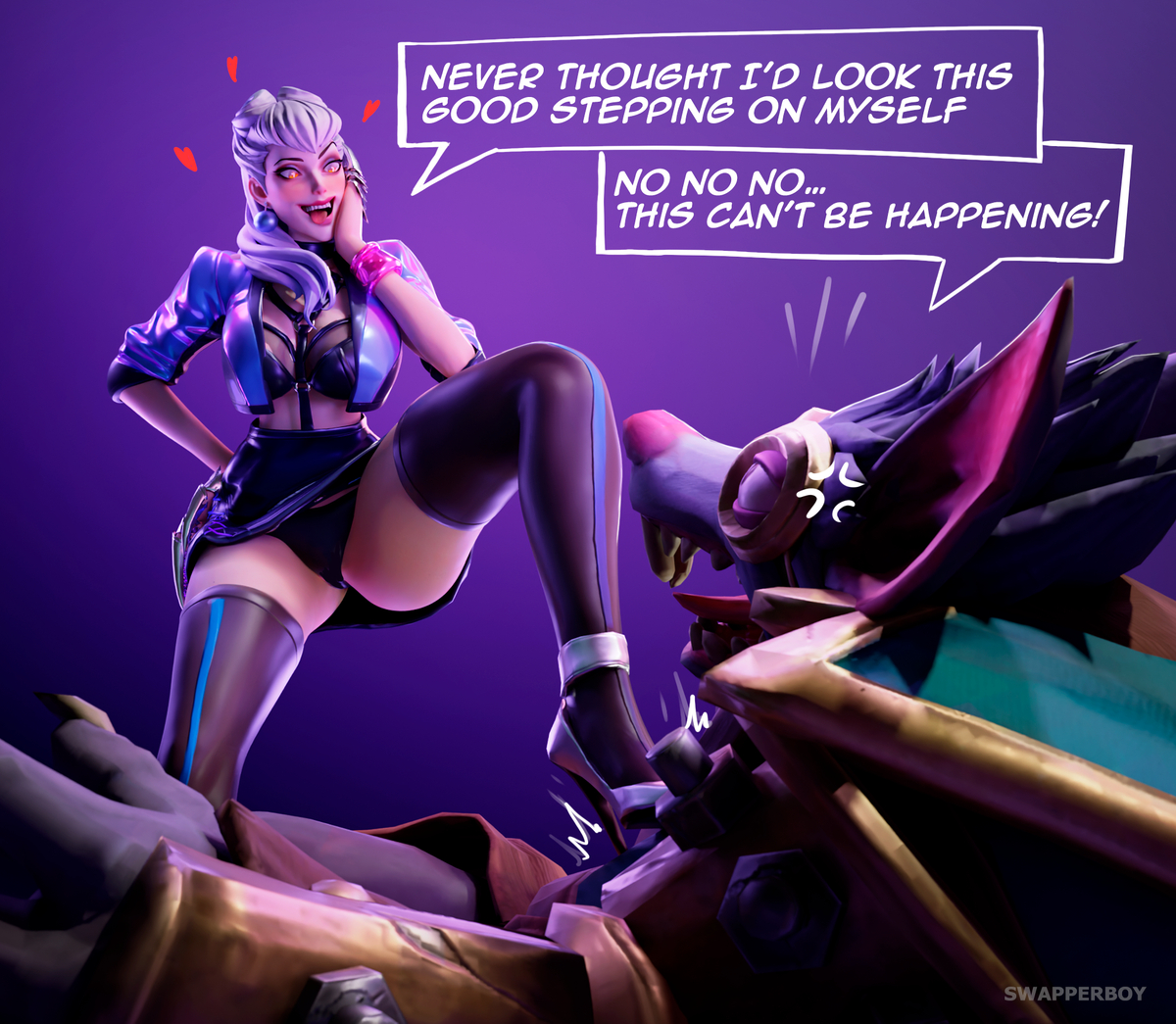 This is a pixiv picture whose title is Twitch living his best life.