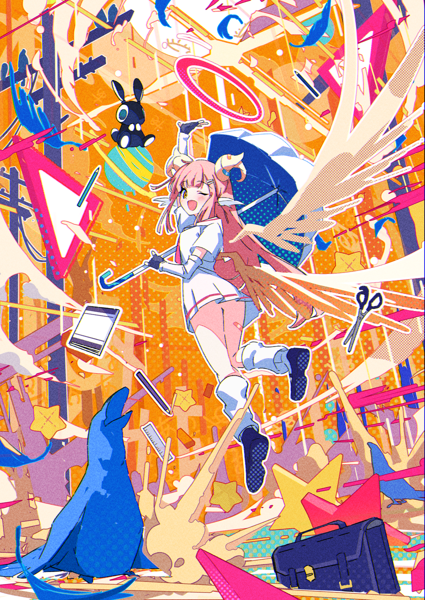 This is a pixiv picture whose title is オレンジの帰り道.