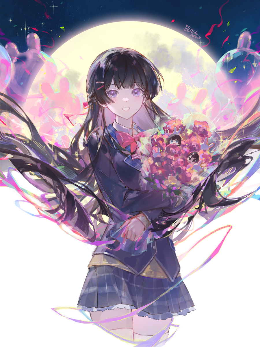 This is a pixiv picture whose title is 月ノ美兎 誕生日おめでとう🎉.