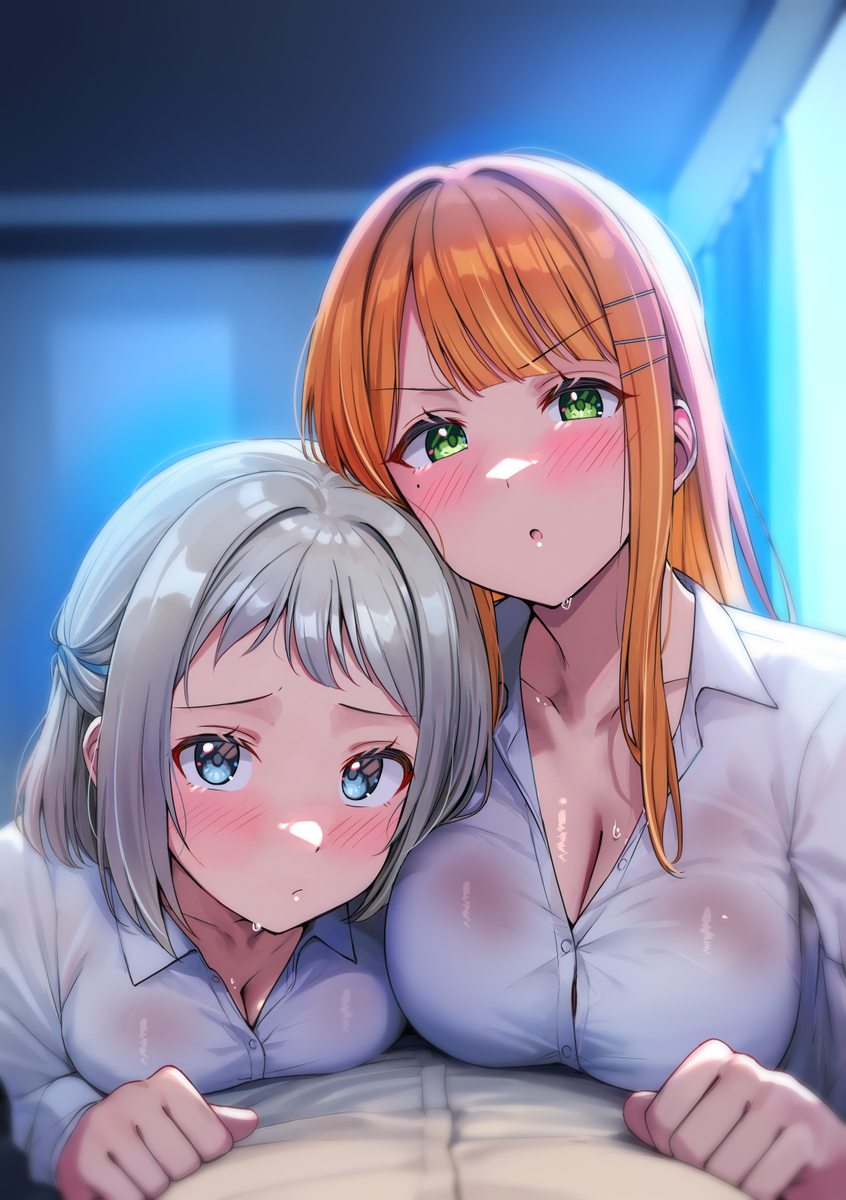 This is a pixiv picture whose title is 「「どういうことか説明してくれる？ますか？」」.
