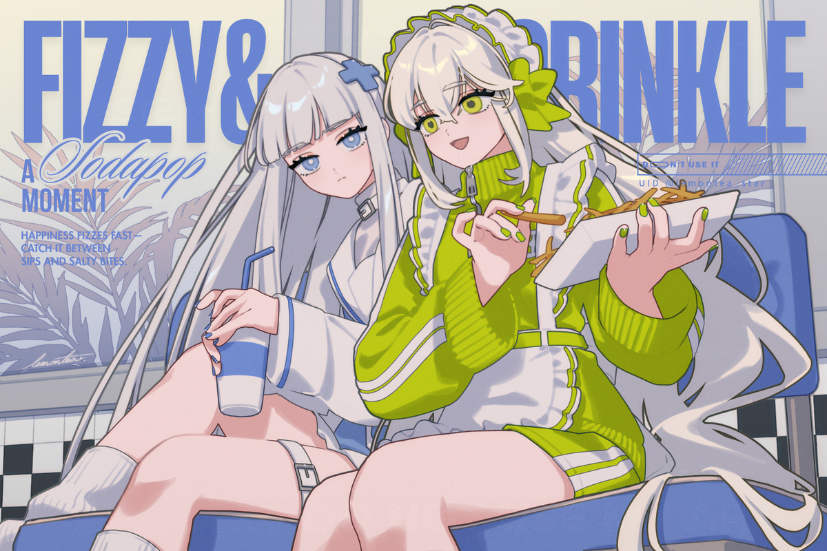 This is a pixiv picture whose title is FIZZY&CRINKLE.