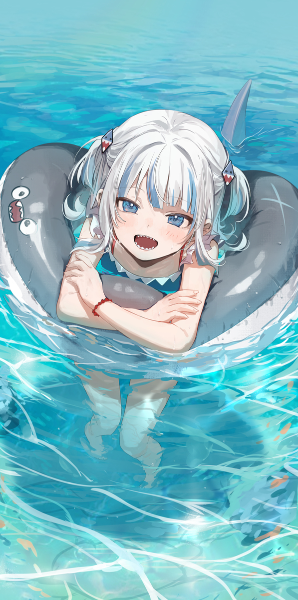 This is a pixiv picture whose title is サメちゃん.