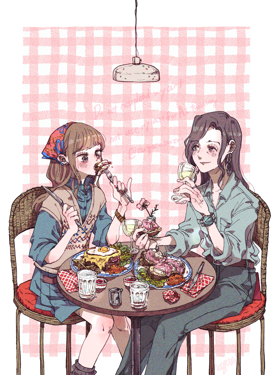 This is a pixiv picture whose title is 創作百合まとめ6.