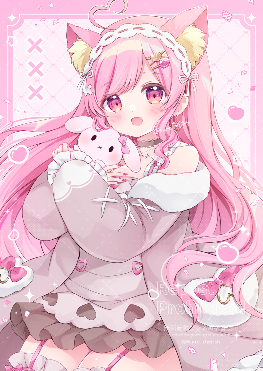 This is a pixiv picture whose title is 桃奈みゆいさん🍑🌸.