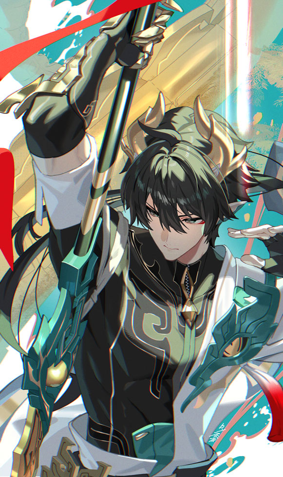 This is a pixiv picture whose title is 丹恒・騰荒.